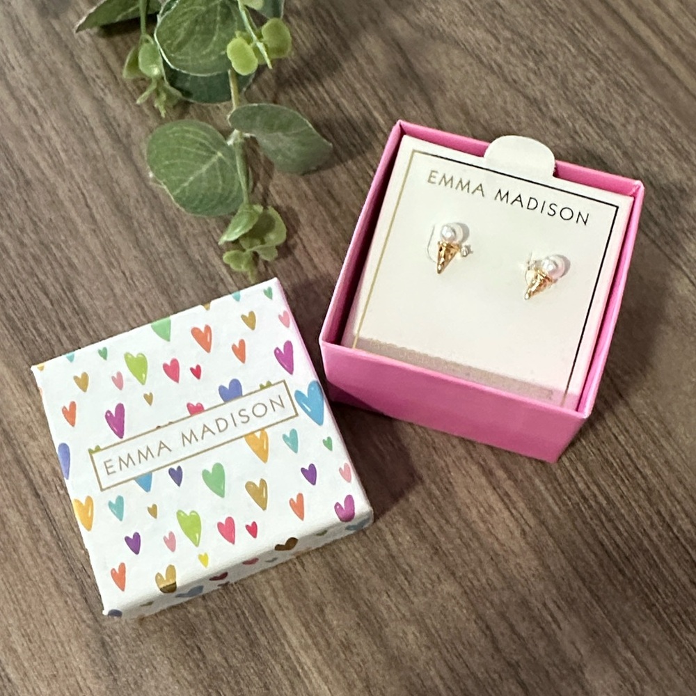 Madison Gold and Silver Cone Earrings